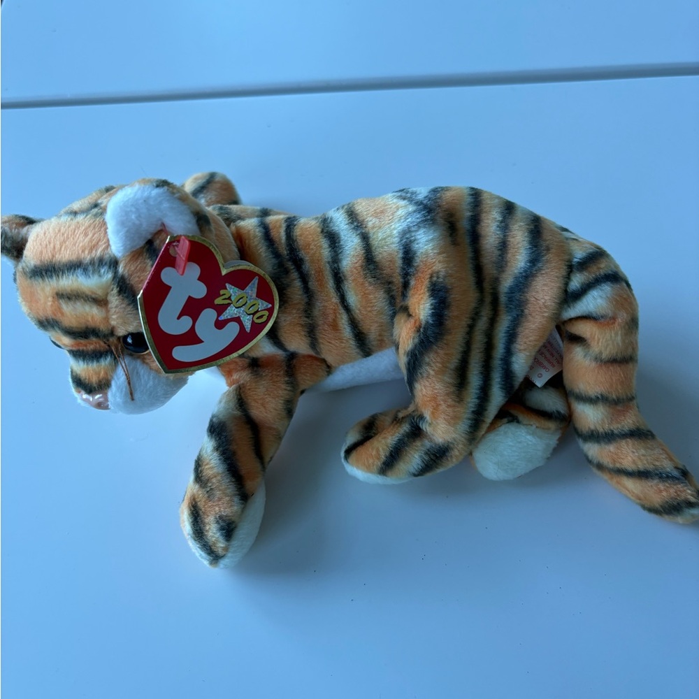 Ty Beanie Baby Tiger Plush- India 2000